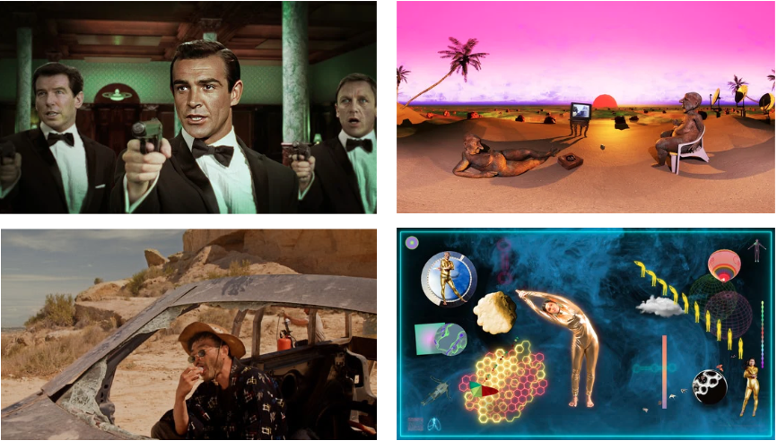 Van links naar rechts: DUCK, 8 Miljard ikken, 'Lolo & Sosaku' The Western Archive, Unfolding